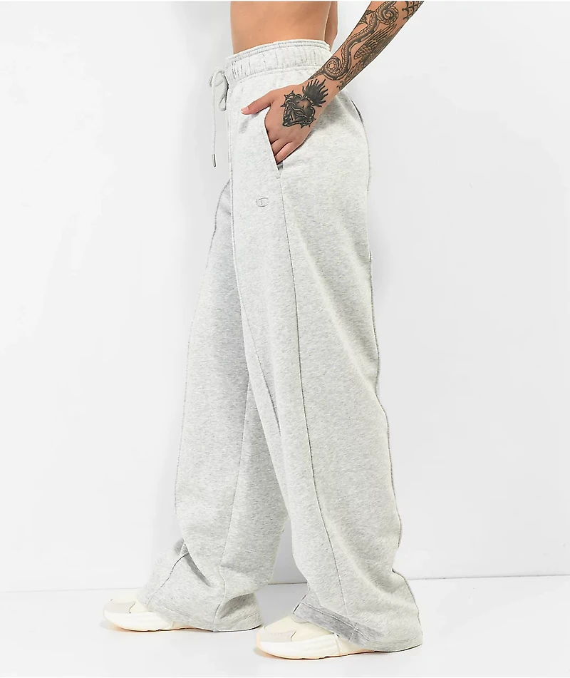 Champion Bleached Stone Wide Leg Sweatpants