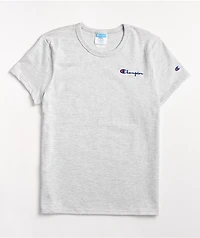 Champion Boyfriend Fit Silver Grey T-Shirt