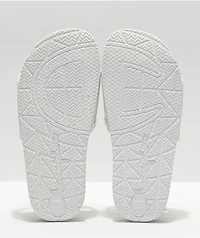 Champion CS Squish White & Grey Slide Sandals