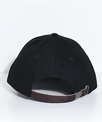 Champion Classic Twill Black Strapback Hat