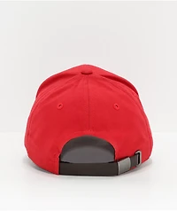 Champion Classic Twill Scarlet & Black Strapback Hat
