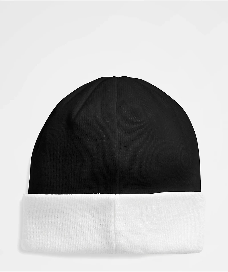 Champion Cuff Black & White Beanie