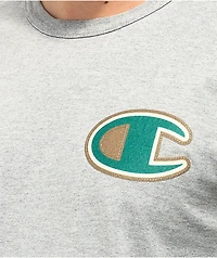 Champion Felt Applique Grey T-Shirt