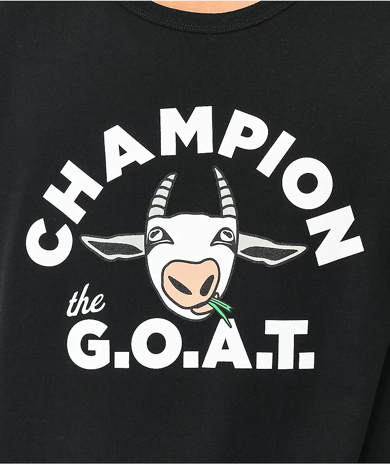 Champion Goat Black T-Shirt