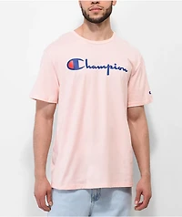 Champion Heritage Script Pink T-Shirt