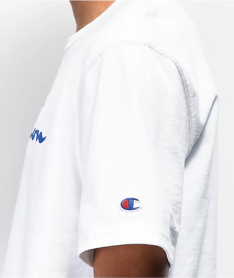Champion Heritage Script White T-Shirt
