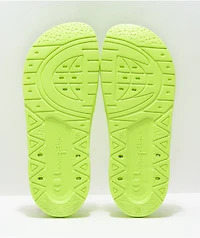 Champion Hydro-C Neon Green Slide Sandals