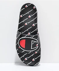 Champion IPO Repeat Black Slide Sandals