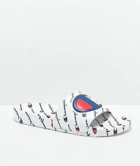 Champion IPO Repeat White Slide Sandals