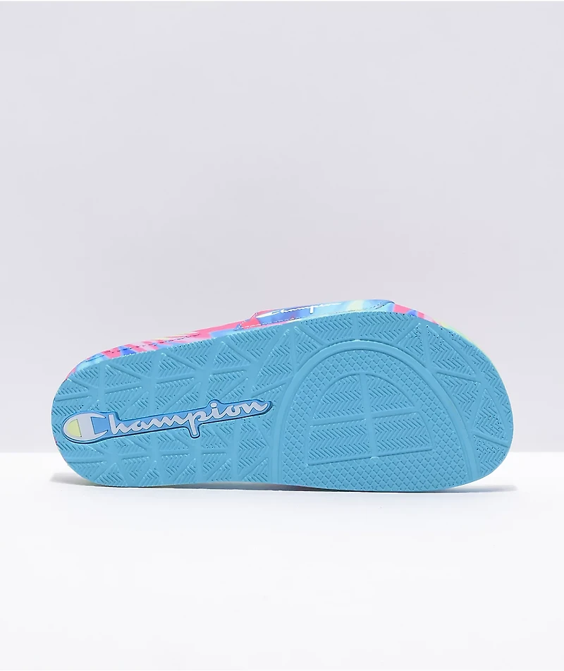 Champion IPO Tie Dye Slide Sandals