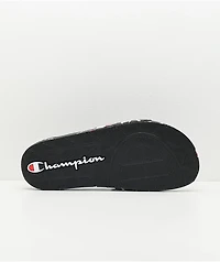 Champion IPO Warped Black Slide Sandals