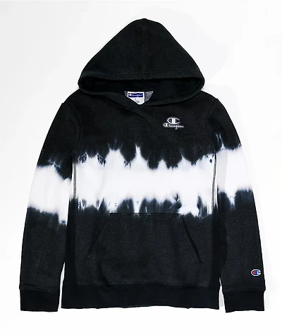 Champion Kids' Black Tie Dye Hoodie