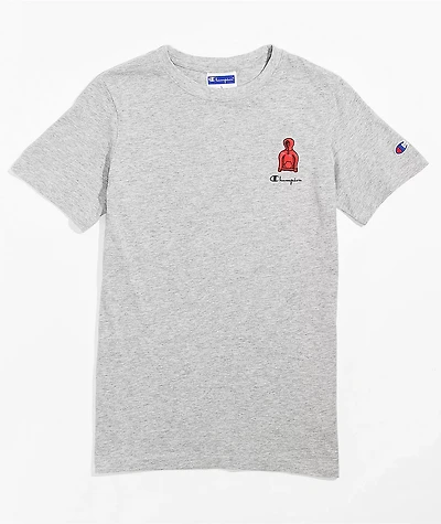 Champion Kids Fleece Grey T-Shirt