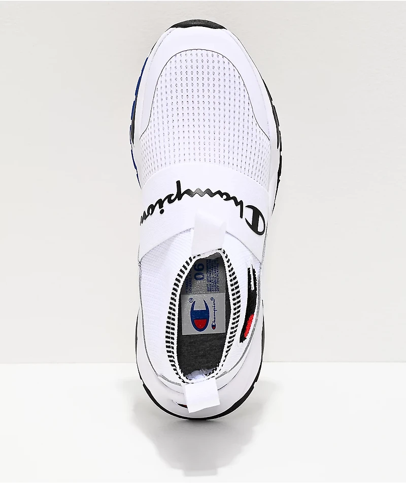 Champion Kids Rally Pro White & Black Shoes