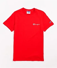 Champion Kids Script Red T-Shirt