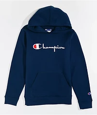 Champion Kids Vintage Navy Hoodie