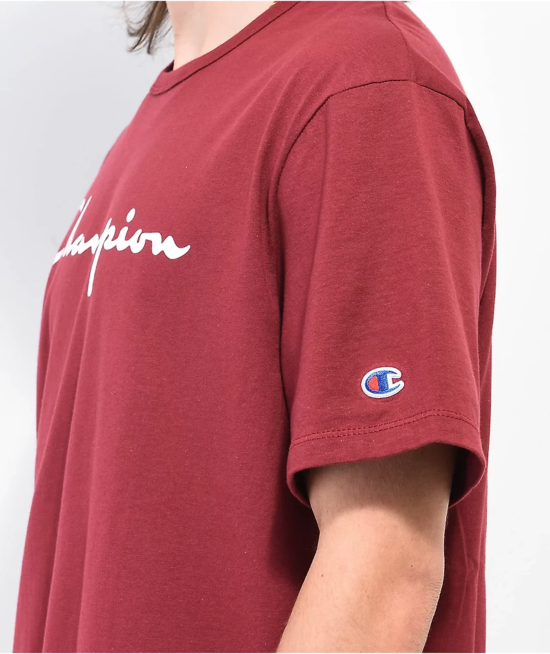 Champion Lightweight Cardinal T-Shirt