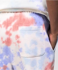 Champion Lightweight Charming Blue, Orange, & Purple Tie Dye Sweatpants