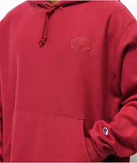Champion Olde English Reverse Weave Cranberry Hoodie