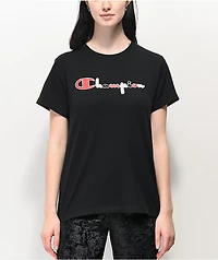Champion Original Script Grey, Black & Red T-Shirt