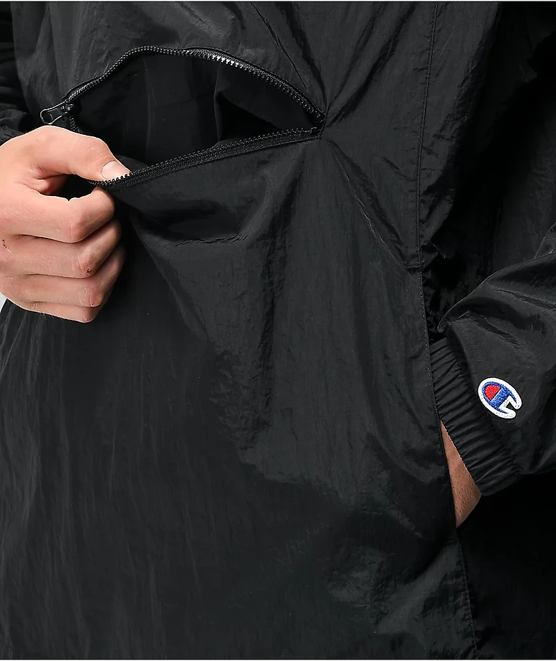 Champion Packable Black & White Anorak Jacket