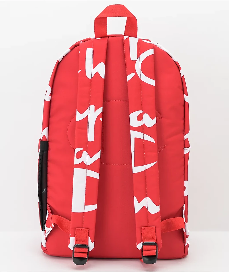 Champion Red Supercize All Over Print Backpack