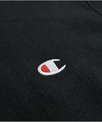 Champion Reverse Weave Black Crewneck Sweatshirt