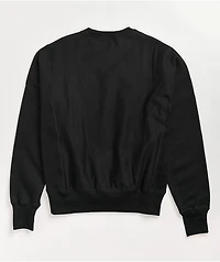 Champion Reverse Weave Black Crewneck Sweatshirt