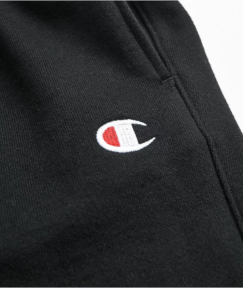 Champion Reverse Weave Black Jogger Sweatpants