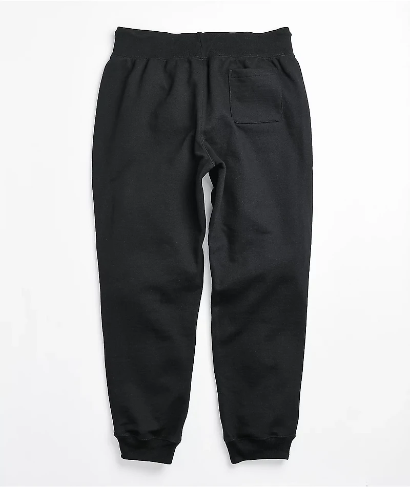 Champion Reverse Weave Black Jogger Sweatpants