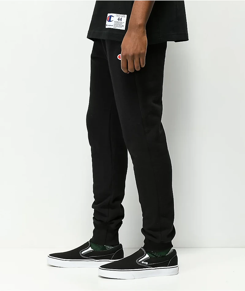 Champion Reverse Weave Black Joggers Sweatpants
