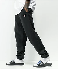 Champion Reverse Weave Black Sweatpants