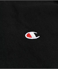 Champion Reverse Weave Boyfriend Fit Black Crewneck Sweatshirt