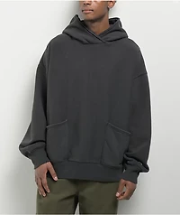 Champion Reverse Weave Crossover Black Vintage Dye Hoodie