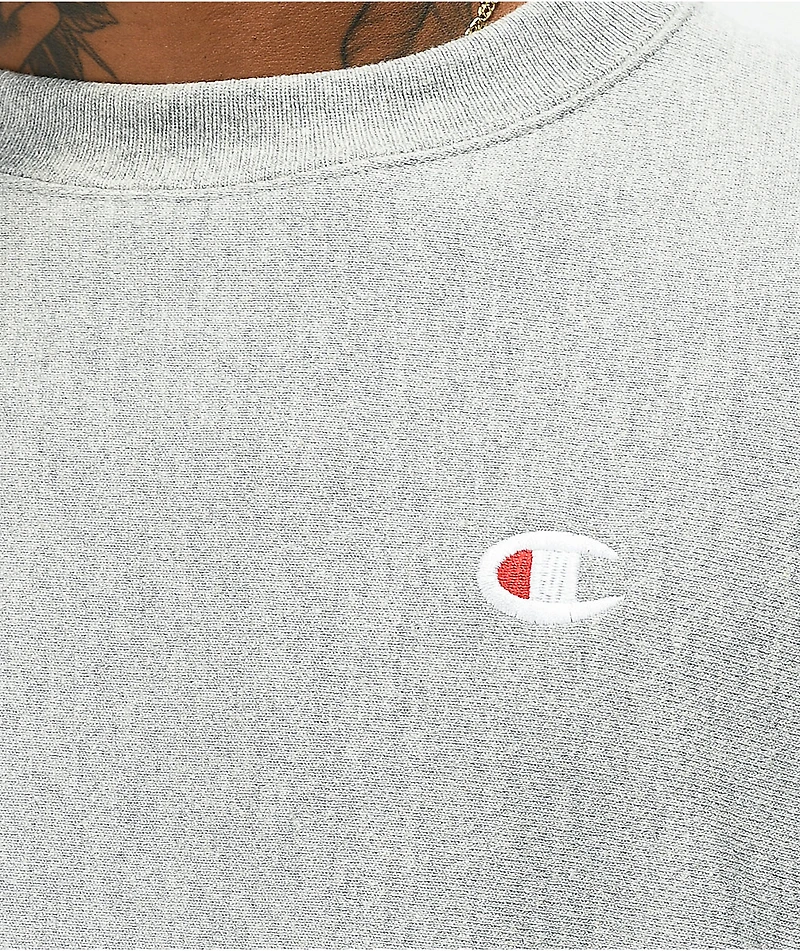 Champion Reverse Weave Grey Crewneck Sweatshirt