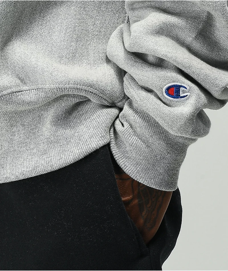 Champion Reverse Weave Grey Crewneck Sweatshirt