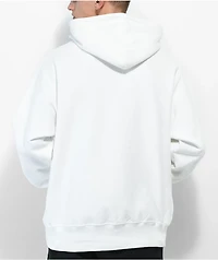 Champion Reverse Weave Multi Logo White Hoodie
