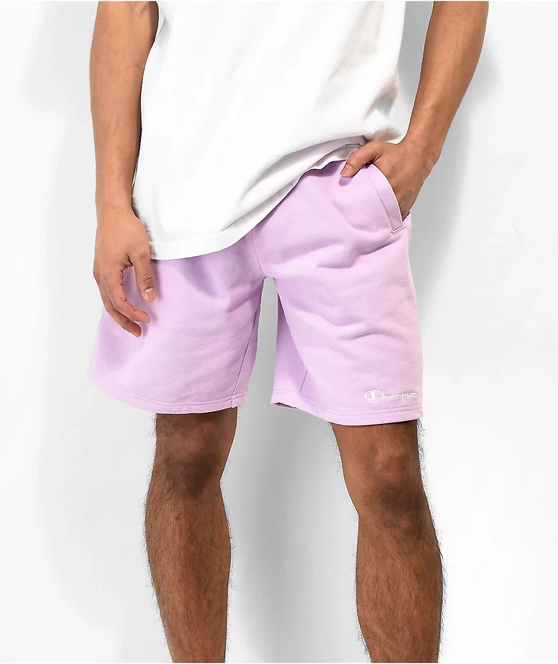 Champion Reverse Weave Purple Sweat Shorts