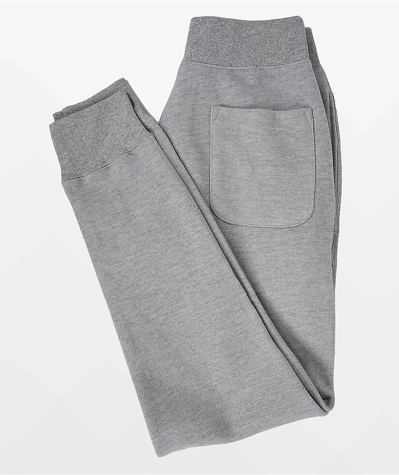 Champion Reverse Weave Small Logo Grey Sweatpants