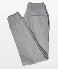 Champion Reverse Weave Small Logo Grey Sweatpants