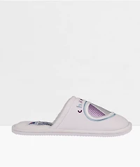 Champion Sleepover II White & Lilac Slippers