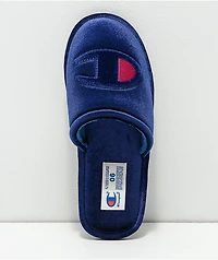Champion Sleepover Navy Velvet Slippers