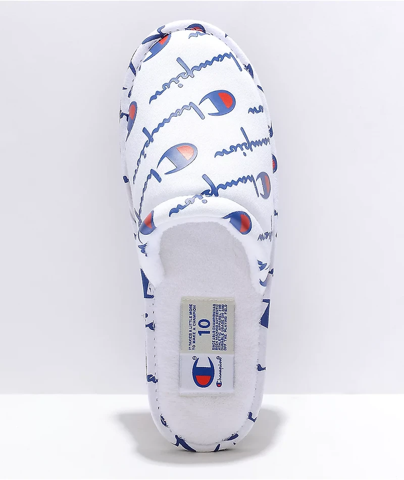 Champion Sleepover Script White Slippers