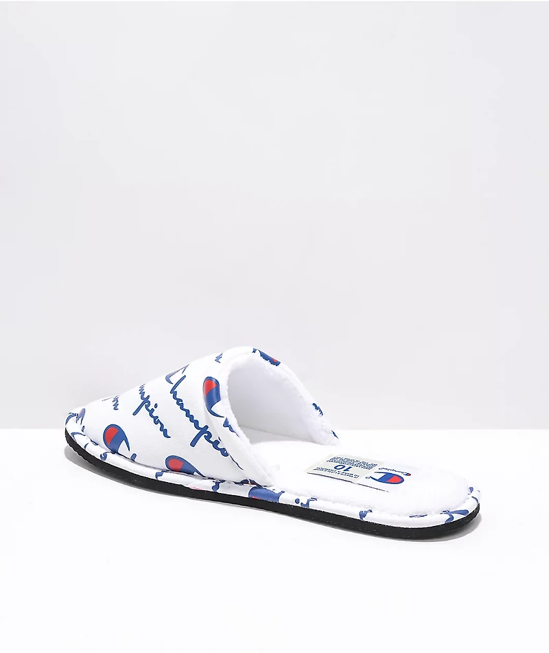 Champion Sleepover Script White Slippers