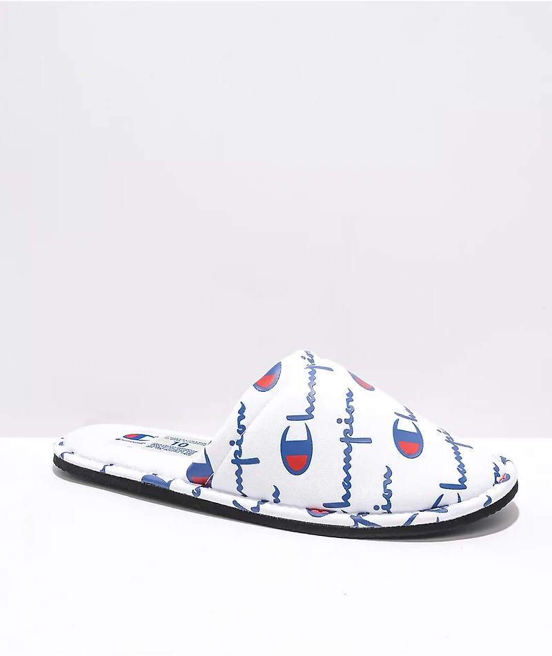 Champion Sleepover Script White Slippers