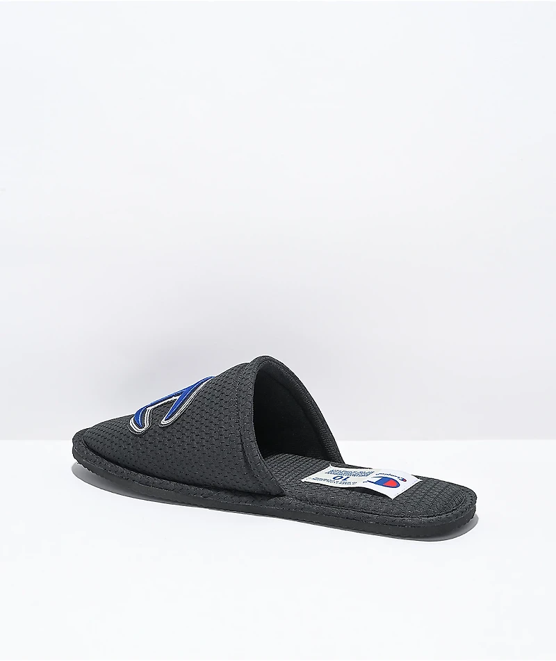 Champion Sleepover Sport Black Slippers
