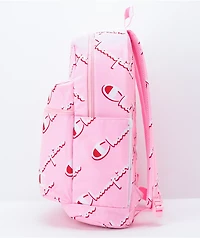 Champion Supercize Allover Repeat Pink Backpack