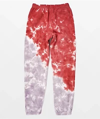 Champion Unity Red & Purple Tie Dye Sweatpants
