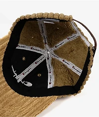 Champion Whole Wheat Brown Corduroy Strapback Hat