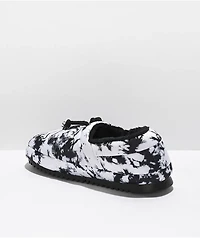 Champion Women's University Black & White Tie Dye Scarlet Slippers